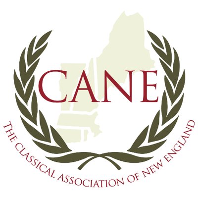 CANE logo showing New England state and green wreath