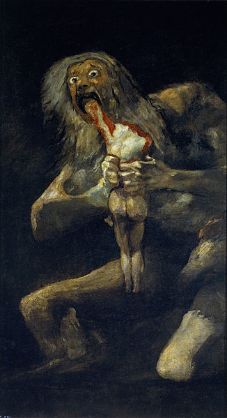 Francisco de Goya, Saturno devorando a su hijo (1819–1823)