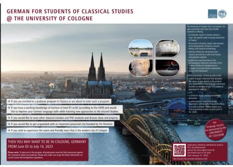German for Classics program 2023