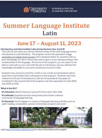 summer language institure