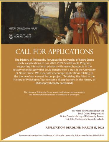 Call for Applications 