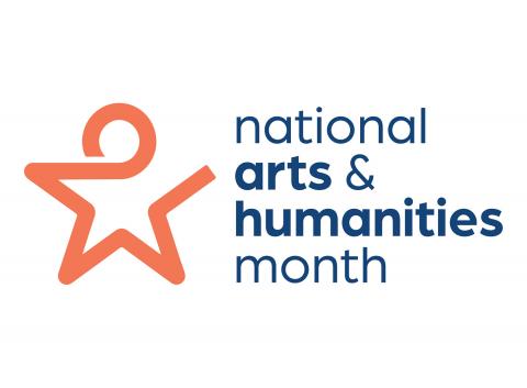 National Arts and Humanities Month Logo