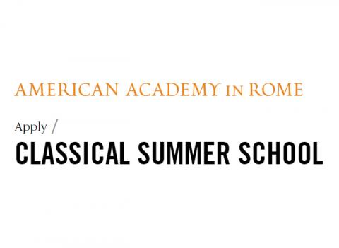 American Academy in Rome, Apply: Classical Summer School