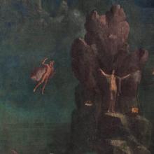Perseus and Andromeda in landscape fresco Metropolitan Museum_public domain