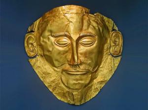 Header image: Gold death-mask, known as the ‘mask of Agamemnon’. Mycenae, Grave Circle A, Grave V, 16th cent. BC. National Archaeological Museum of Athens.