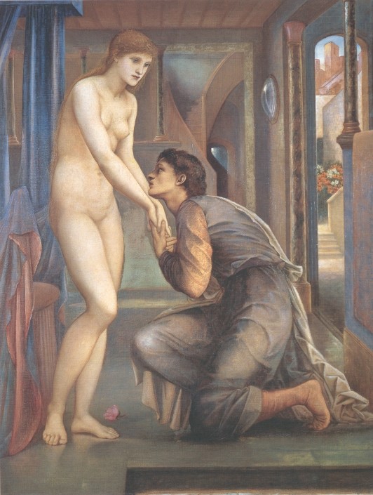 Edward Burne-Jones, The Soul Attains (Pygmalion Series 2; 1875-78). Image via Wikimedia under CC0 1.0.